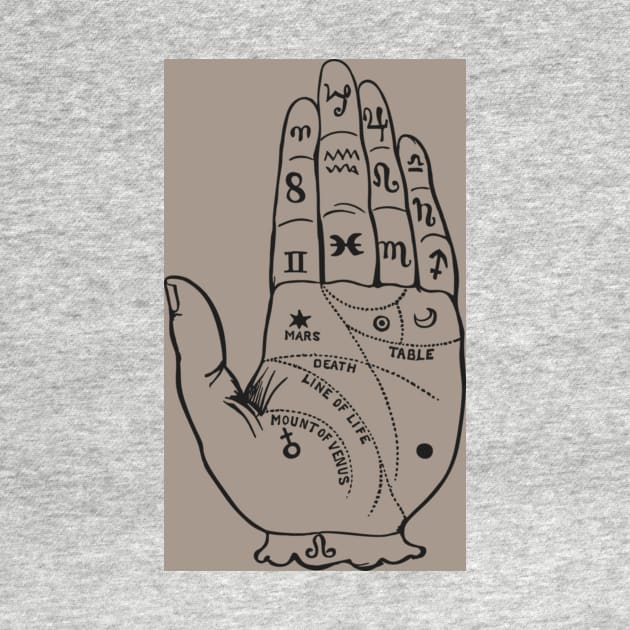 Palmistry Hand by bluespecsstudio